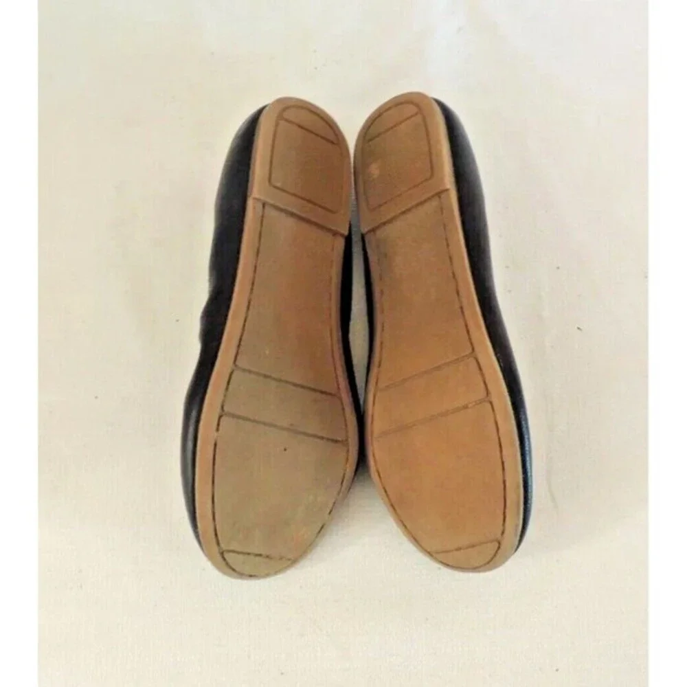 Gap Ballet Flats‎ Kids Size 4 Navy Blue Cat Face Embroidered Whimsical Preppy